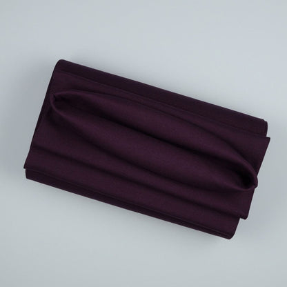 Stoff-Abschlusskante | Manschette-Aubergine 270 g/m²