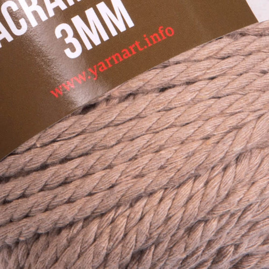 Dzija-aukla Yarn Art Macrame-kapučino 75m 250g #768