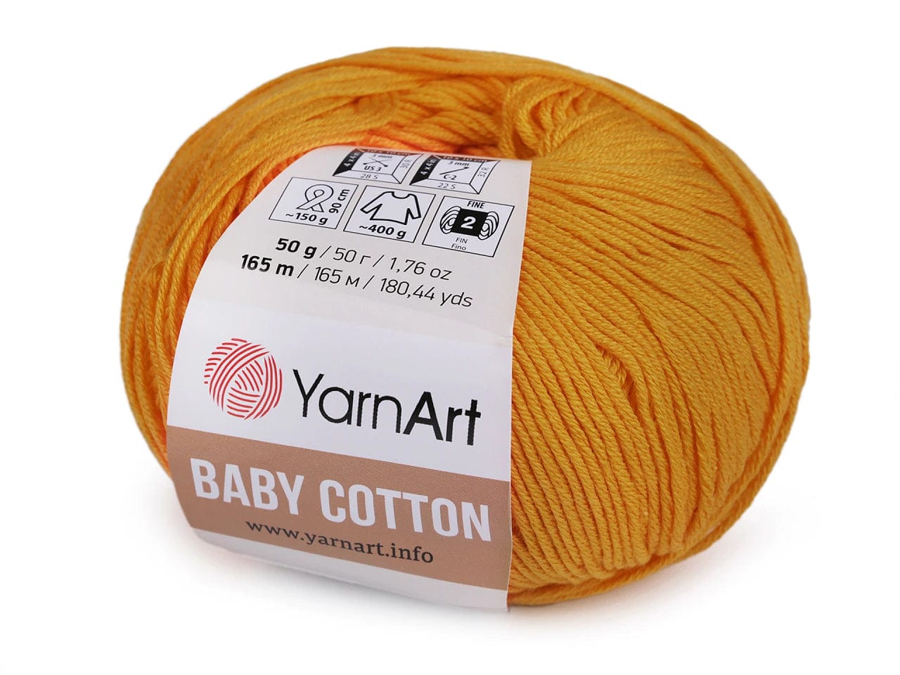 Dzija Yarn Art Baby Cotton-sinepes 165m 50g #433