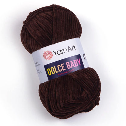 Yarn Art Dolce Baby-Zefira Garn – braun 85 m 50 g #775