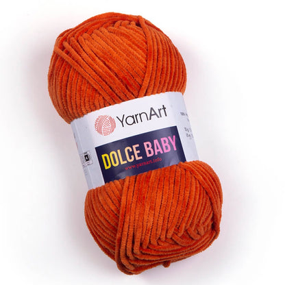 Yarn Art Dolce Baby-Zefir-Garn, orange, 85m 50g #778