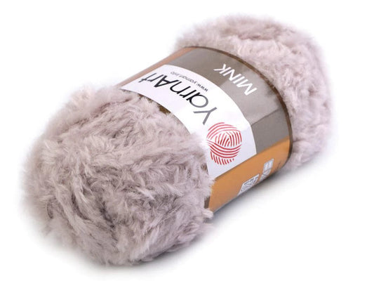 Dzija Yarn Art MINK-maigi brūnpelēks 75m 50g #337