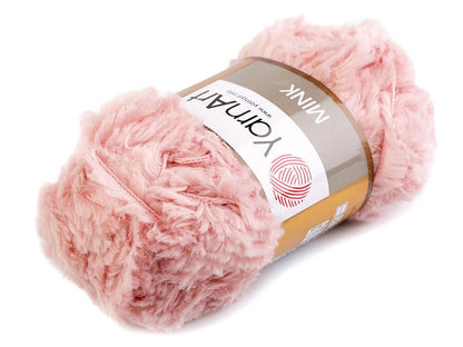 Fil Yarn Art MINK-rose poudré 75m 50g #341