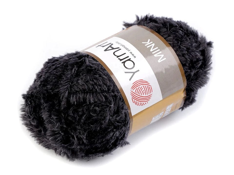 Dzija Yarn Art MINK-tumši pelēka 75m 50g #336