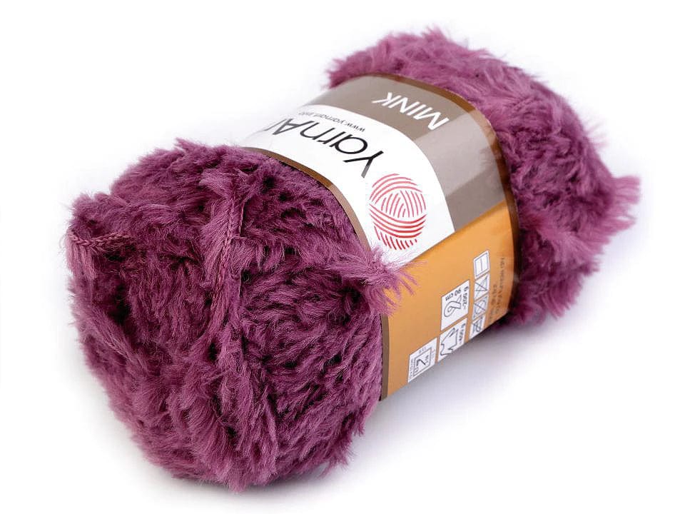 Dzija Yarn Art MINK-violeta 75m 50g #338