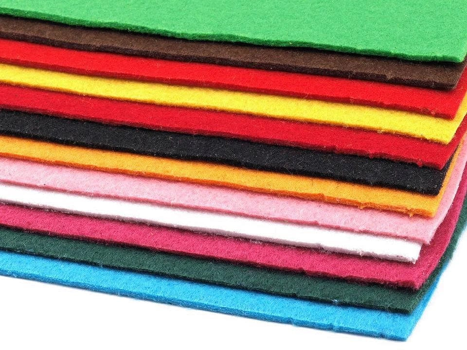 Filca loksne, 3 mm, 20x30cm-brūna