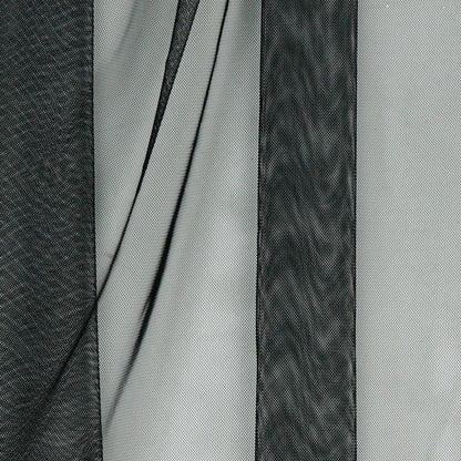 Extra soft black tulle 25 g/m²