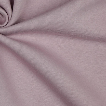 Wärmende Baumwollstrickware in Puderrosa 285 g/m²