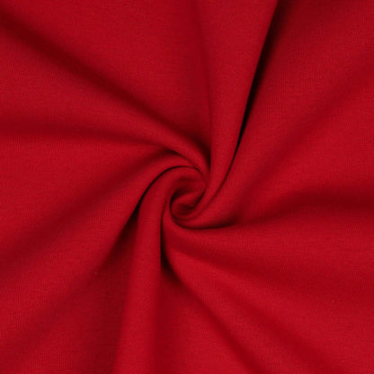 Wärmeisolierter Baumwoll-Jersey – rot 285 g/m²