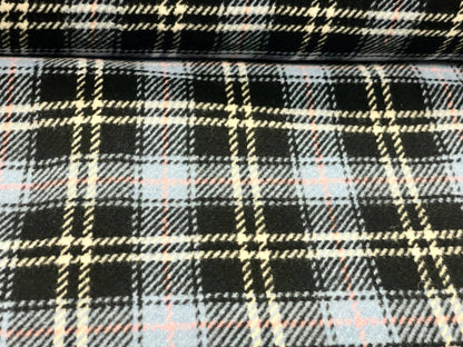 Mantlikangas-sinine ruuduline 410 g/m²