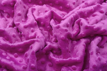 Minky polaire fuchsia 260 g/m²