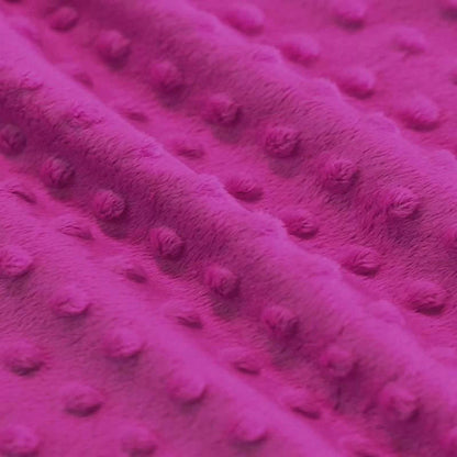 Minky polaire fuchsia 260 g/m²
