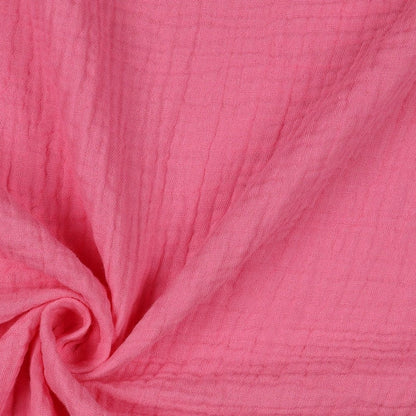 Mousseline rose Barbie 125 g/m²
