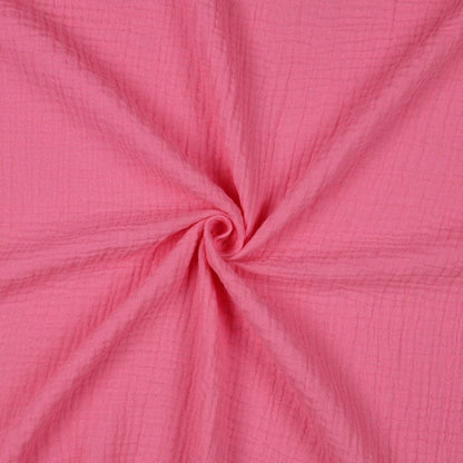 Mousseline Barbie rose 125 g/m²