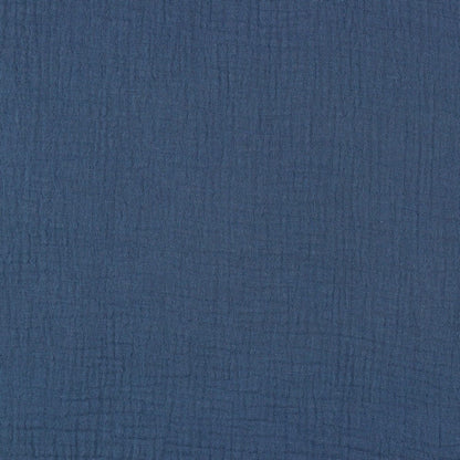 Mousseline bleu indigo 125 g/m²