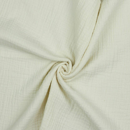 Mousseline blanc chaud 125 g/m²