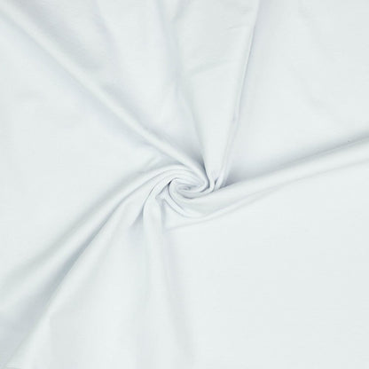 Jersey fin en coton blanc 215 g/m²