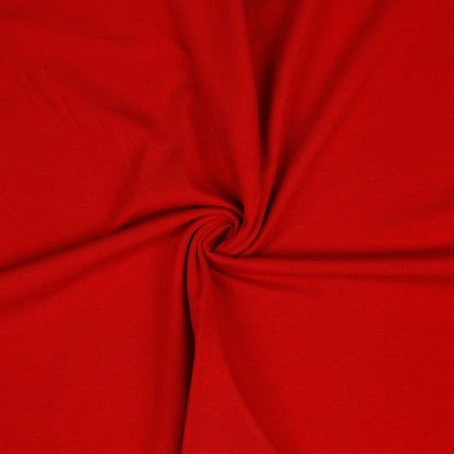 Jersey de coton fin - rouge 215 g/m²