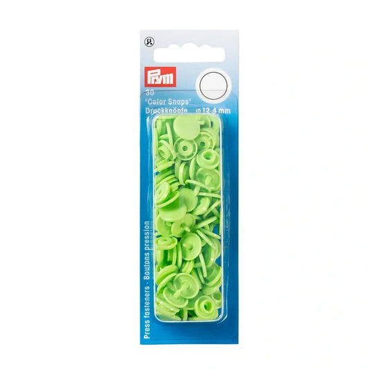 PRYM Spiedpogas Ø12.4 mm 30 gab-zaļais ābols