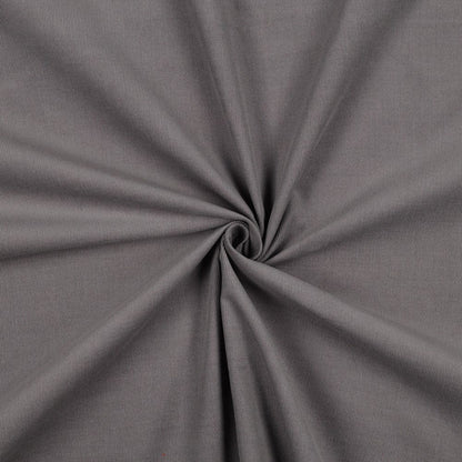 Velours de coton fin gris 145 g/m²