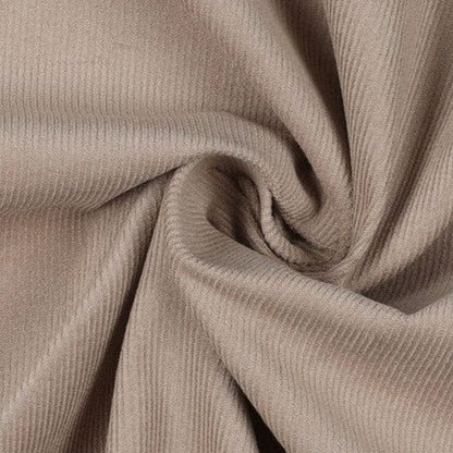 Velours côtelé fin en coton, sable 145 g/m²