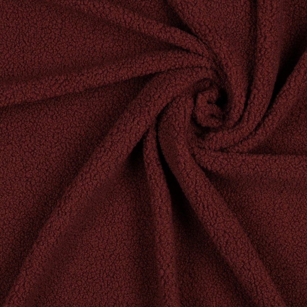 Teddy audums-bordo 270 g/m²