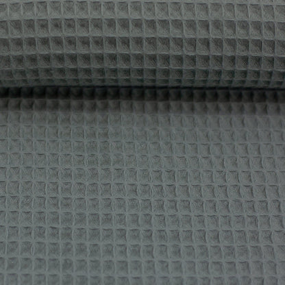 Tissu gaufré vert fumé 230 g/m²