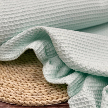 Waffelstoff-Mint 230 g/m²