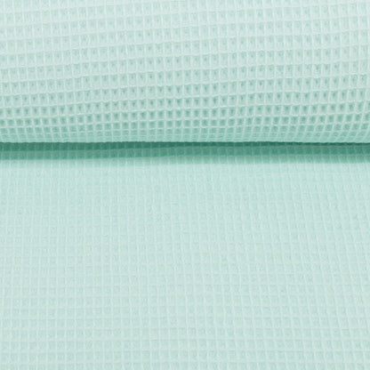 Waffelstoff in Mint 230 g/m²