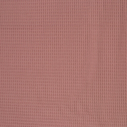 Waffelstoff in Altrosa 230 g/m²