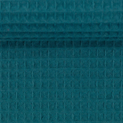 Tissu gaufré bleu-vert (Teal) 230 g/m²
